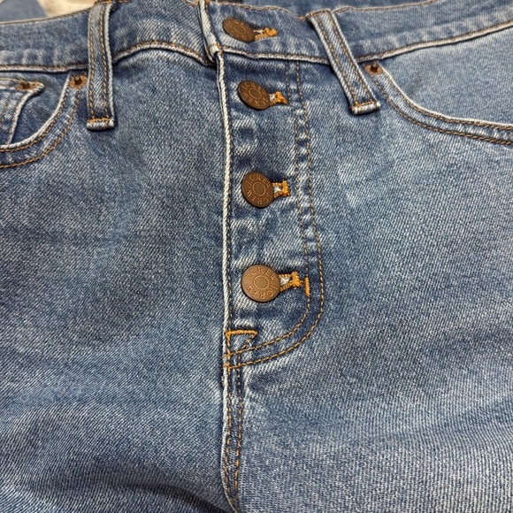 J. Crew Factory Essential straight jean in all-day stretch Size 29 blue like new - Picture 6 of 6